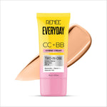 RENEE Everyday CC + BB Hybrid Cream With SPF 20 - Hot Coffee, a bb cream with spf that corrects redness, blurs pores, and hydrates skin.