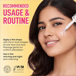 White dropper applicator with sleek design for renee everyday face bright illuminating serum for all skin types