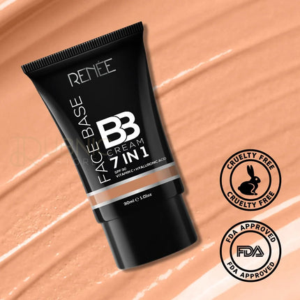 RENEE Face Base BB Cream 7 in 1 with SPF 30 PA+++ - BB CREAM
