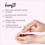 RENEE Nail Paint Remover 30ml - Moisturizing Acetone Free