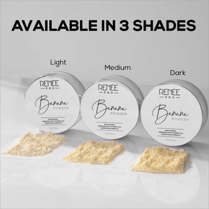Diverse skin tones using RENEE Pro Banana Powder - 10gm, a classic banana powder for makeup suited for all.