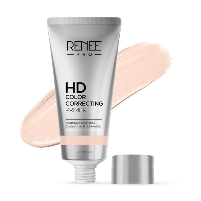 RENEE PRO HD Color Correcting Primer - Helps blur pores and fine lines, highly blendable for a smooth and even skin tone.
