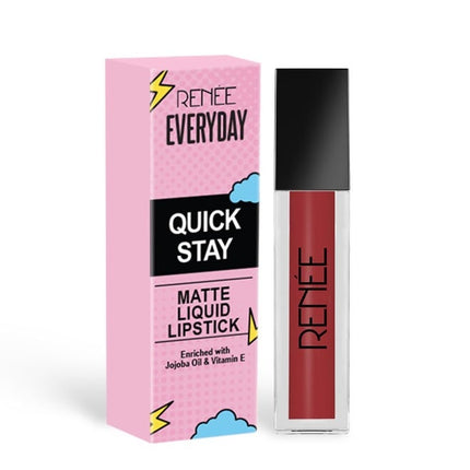 RENEE Everyday Quick Stay Liquid Lipstick - Red Hour
