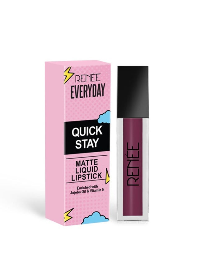 RENEE Everyday Quick Stay Liquid Lipstick - Wine Charm
