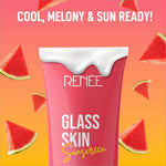Enhance your sun protection with RENEE Glass Skin Gel Sunscreen SPF 50, a lightweight sunscreen for oily skin. Infused with Watermelon and featuring Beetroot & Hyaluronic Acid 50gm, it ensures radiant, hydrating, and non-sticky results, while offering UVA & UVB Protection without a white cast.