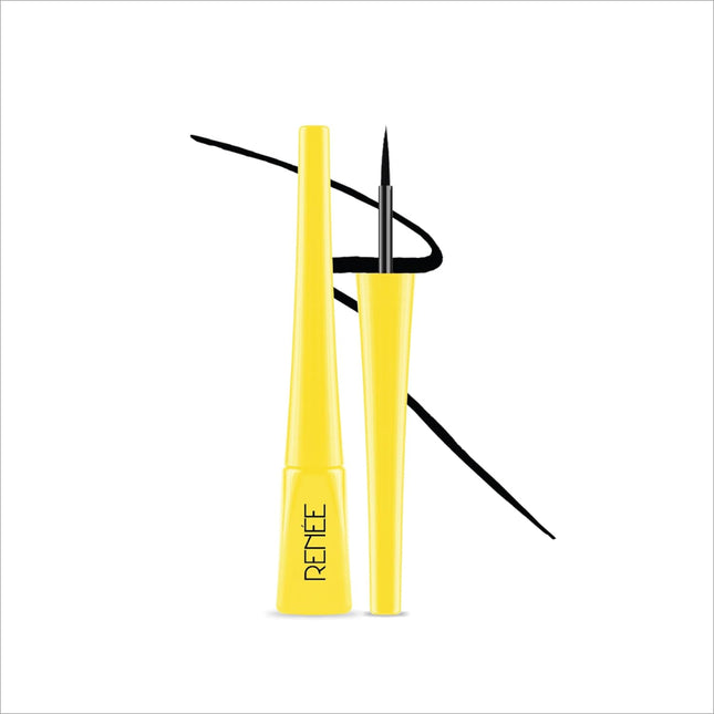 RENEE Everyday Eyeliner, smudge-proof and water resistant eyeliner with one stroke application, quick dry formula and enriched with castor oil.
