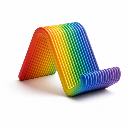 Rubnic Craft 3D printed mobile stand - Rainbow 02