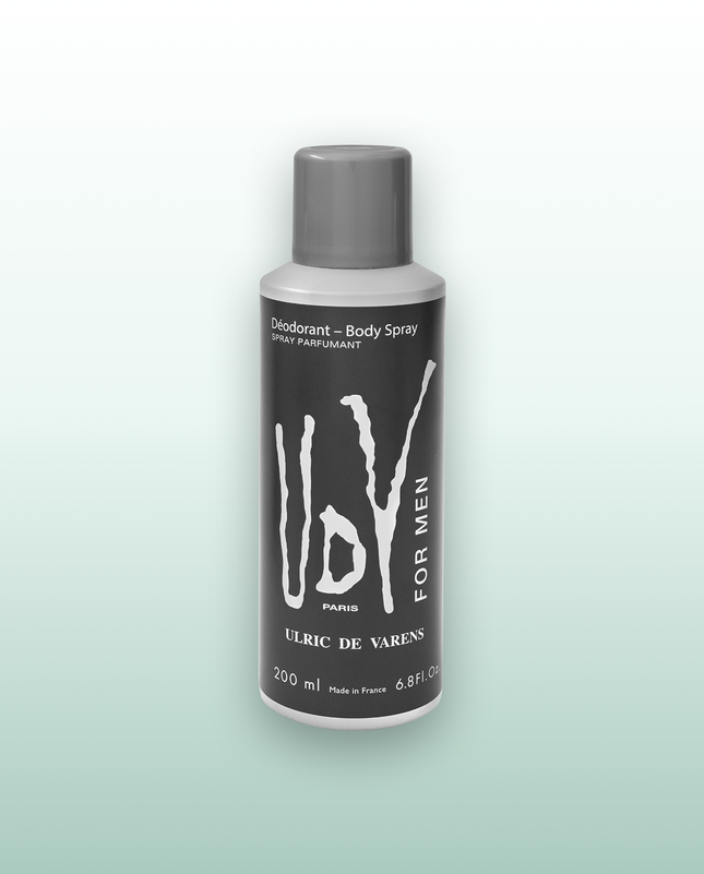 Ulric de Varens UDV For Men Deodorant Body Spray 200ml - udvSingle