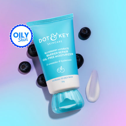 Dot & Key Blueberry Hydrate Barrier Repair Oil-Free Moisturizer - 50g – front pack