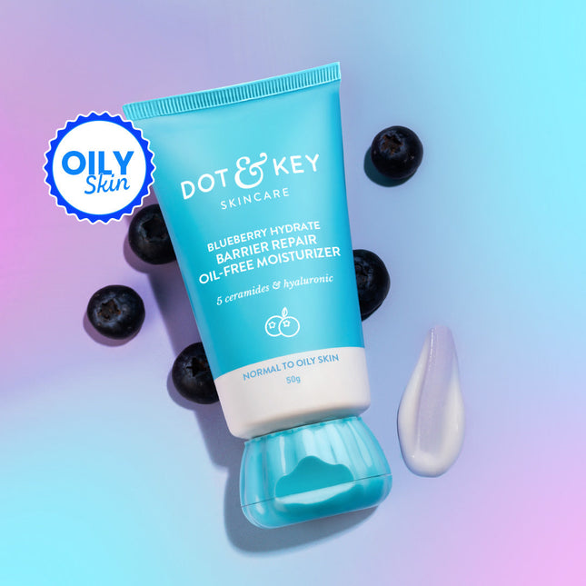 Dot & Key Blueberry Hydrate Barrier Repair Oil-Free Moisturizer - 50g – front pack