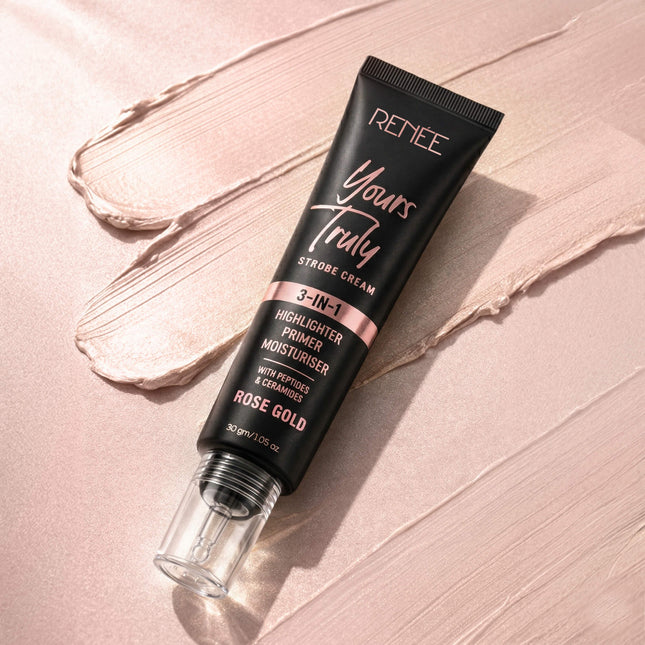 RENEE Yours Truly Strobe Cream 30g - Rose Gold