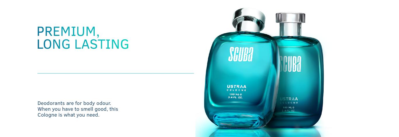 USTRAA cologne Scuba & Tattoo Perfume for Men 100ml + 100ml