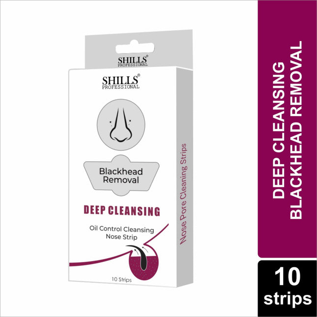 Blackhead Removal Nose Strip packaging - High-quality blackhead removal strips from SHILLS PROFESSIONAL.