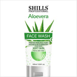 Applying SHILLS Professional Face Wash with Vitamin C to the skin, showcasing its gentle cleansing properties as a top-rated professional face wash.