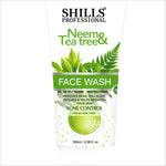 Before and after using SHILLS Professional Face Wash with Vitamin C, demonstrating the effectiveness of this professional face wash in achieving radiant skin.