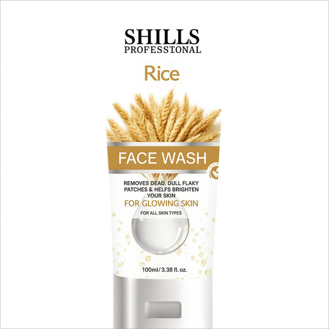 SHILLS Professional Face Wash with Vitamin C on a bathroom counter, representing an essential professional face wash for daily skincare routines.