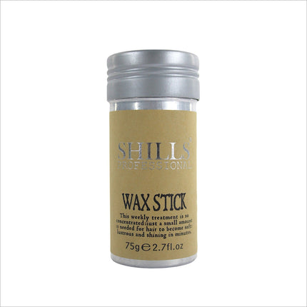 Hair Wax Stick MDR-HS by SHILLS PROFESSIONAL showcasing its compact design and versatile styling capabilities, perfect for precise control and a polished finish in hair styling, ideal for all hair types.