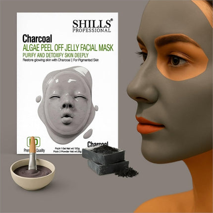 User experience with SHILLS PROFESSIONAL Algae Peel Off Jelly Facial Mask, demonstrating its effective cleansing and hydration as a peel off jelly mask.