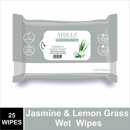 Sleek packaging of SHILLS PROFESSIONAL Wet Wipes, recognized as the best wet wipes in the market.