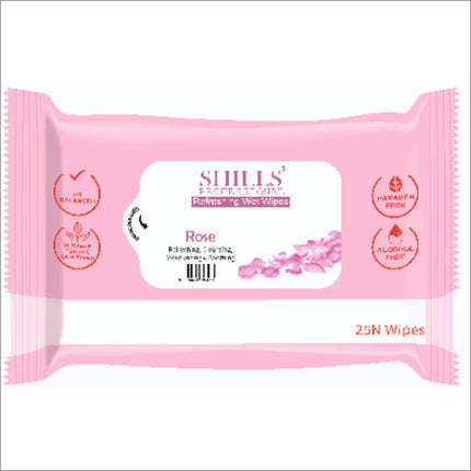 SHILLS PROFESSIONAL Wet Wipes with calming ingredients, celebrated as the best wet wipes for maintaining skin moisture.