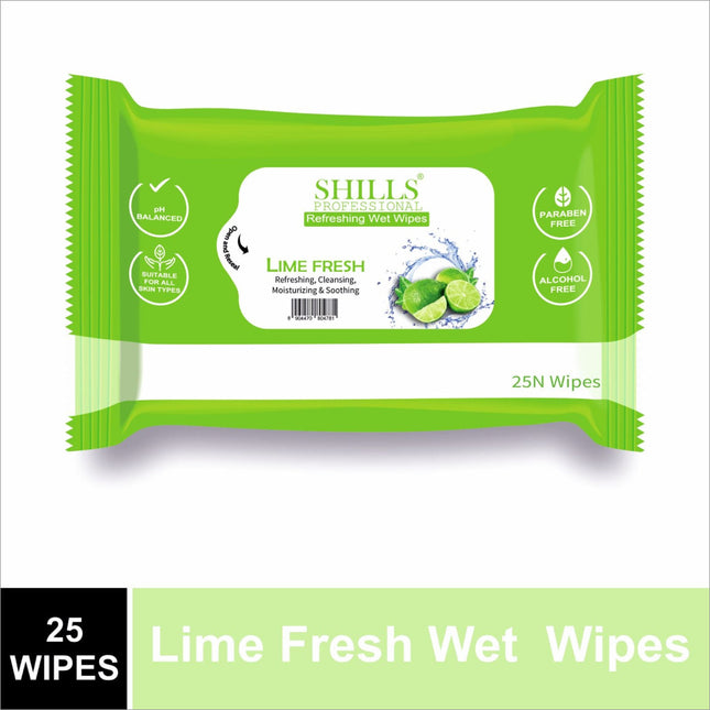 SHILLS PROFESSIONAL Wet Wipes pack showcasing the best wet wipes for personal hygiene.