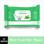 Close-up view of SHILLS PROFESSIONAL Wet Wipes, recognized as the best wet wipes for on-the-go cleanliness.