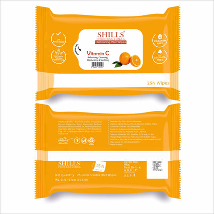 SHILLS PROFESSIONAL Wet Wipes product shot emphasizing their reputation as the best wet wipes for convenience.