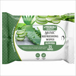 Skinic 100% Herbal Refreshing Wipes with Aloevera Fragrance