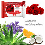 Skinic 100% Herbal Refreshing Wipes with Rose Fragrance