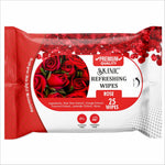 Skinic 100% Herbal Refreshing Wipes with Rose Fragrance
