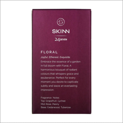 a box of skinn floal