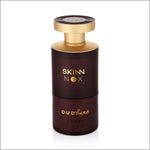 a bottle of skin nox ouduce perfume on a white background