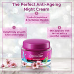 Application of Spawake Anti Aging Face Cream, ideal for nighttime skin rejuvenation.