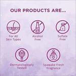 Application of Spawake Anti Aging Face Serum on skin, emphasizing its hydrating properties and effectiveness as an anti aging face serum.