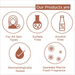 Spawake Ayurveda Face Cream packaging featuring day cream with SPF 30, enriched with sea-sourced active ingredients.