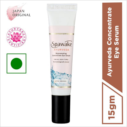 Before and after results with Spawake Ayurveda Rejuvenating Concentrate Eye Serum 15g - Transformative eye serum for dark circles.