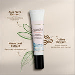 Packaging of Spawake Ayurveda Rejuvenating Concentrate Eye Serum 15g - Innovative eye serum for dark circles using Coffee Extract and Vitamin B3.