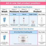 Moist soothing texture representation of Spawake Brightening Solution All in one Moist soothing gel 30gm, ideal brightening gel for face that soothes and hydrates.