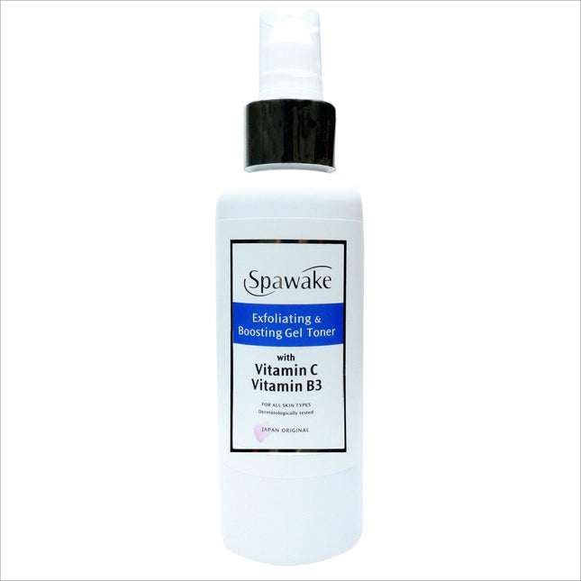 Spawake Exfoliating Face Toner removing impurities for smooth and bright skin, ideal for all skin types.