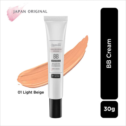 Spawake Moisture Glow BB Cream surrounded by beauty accessories - moisture glow bb cream perfect for achieving a glowing complexion.