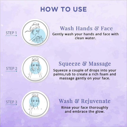 Close-up of Spawake Moisturising Face Wash texture, illustrating its hydrating and nourishing properties. Perfect moisturising face wash for daily use.