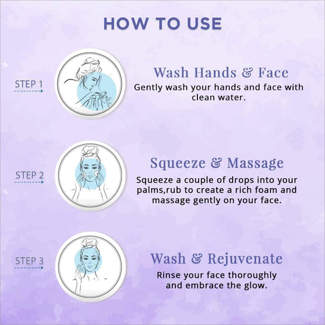 Close-up of Spawake Moisturising Face Wash texture, illustrating its hydrating and nourishing properties. Perfect moisturising face wash for daily use.