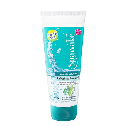 Spawake Anti Acne Care, Pimple Solution Refreshing Face Wash – Effective pimple solution face cleanser for clear skin.