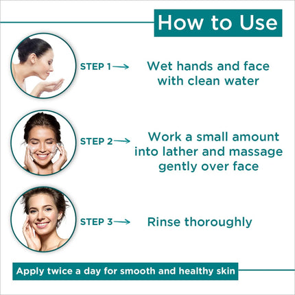 Application of Spawake Anti Acne Care, Pimple Solution Refreshing Face Wash – Ideal pimple solution face cleanser for daily use.