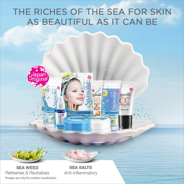 Close-up of Spawake Anti Aging Face Cream, highlighting its rich texture and SPF 20 anti aging benefits for skin protection.