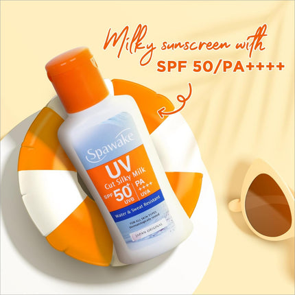 SPF essentials for every season featuring Spawake UV Cut Silky Milk Sunscreen SPF 50 for comprehensive skin defense against sun damage.