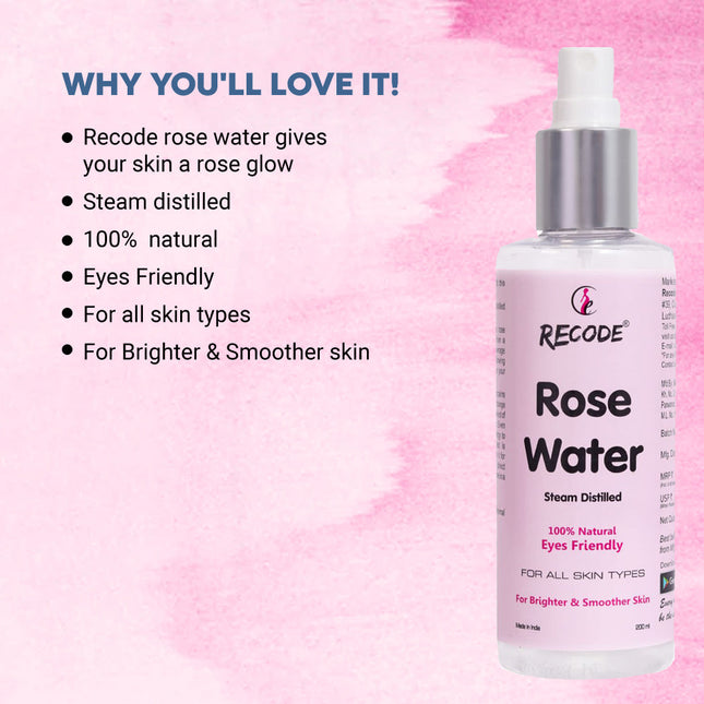Recode Rose Water - 200 ML product image 2