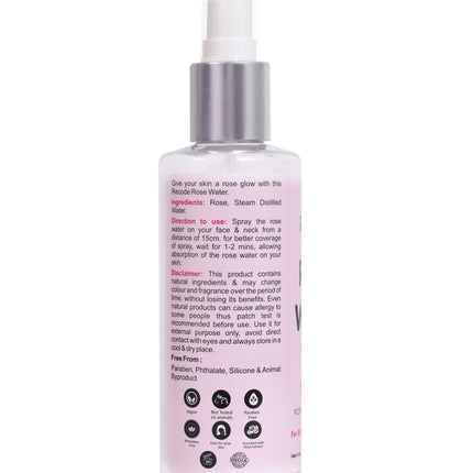 Recode Rose Water - 200 ML product image 3
