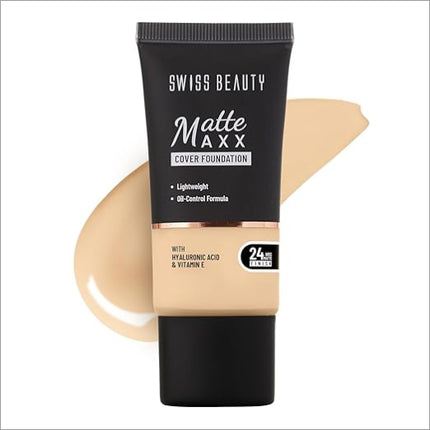 Swiss Beauty 24-Hour Foundation With Hyaluronic Acid