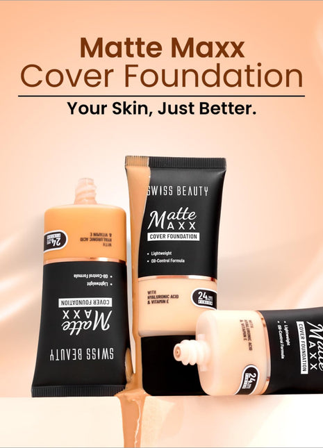 Swiss Beauty 24-Hour Foundation With Hyaluronic Acid